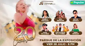 Marisol se alista para presentación en Parque de la Exposición. Marisol se alista para presentación en Parque de la Exposición.