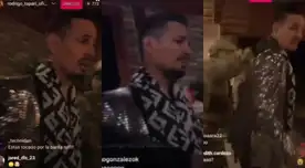 Rodrigo Tapari es detenido por los policías durante una presentación. Rodrigo Tapari es detenido por los policías durante una presentación.