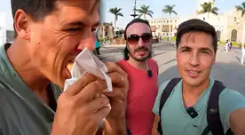 Coco prueba churro y se queda sorprendido.