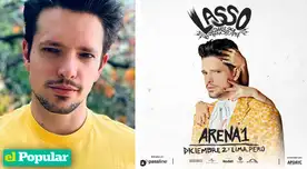 Lasso anunció sorpresivamente su llegada a Perú como parte de su nueva gira. Lasso anunció sorpresivamente su llegada a Perú como parte de su nueva gira.