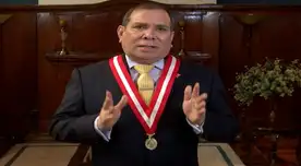 El presidente del Poder Judicial Javier Arévalo declaró sobre las protestas