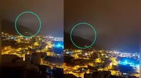 Captan luces extraños en el cielo y vecinos de varios distritos se quedan asombrados.