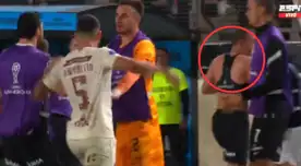 La trifulca entre jugadores de Univdrsitario y el "Timao" acabó con varias tarjetas rojas.. La trifulca entre jugadores de Univdrsitario y el "Timao" acabó con varias tarjetas rojas..