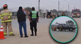 Huachipa: Fuga de gas en vehículo causó temor entre conductores y congestión vehicular en la Ramiro Prialé