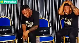 El hombre lloró por siete días seguidos para cumplir el reto. El hombre lloró por siete días seguidos para cumplir el reto.