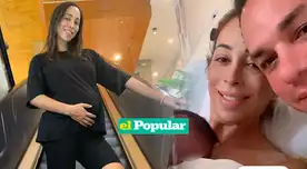 Olinda Castañeda es madre por tercera vez y junto a su pareja, Christian Marcial, se sienten felices por la llegada de su hija.