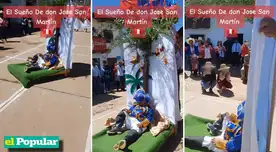 Escolares sorprenden al recrear sueño de Don José de San Martín en desfile por Fiestas Patrias Escolares sorprenden al recrear sueño de Don José de San Martín en desfile por Fiestas Patrias