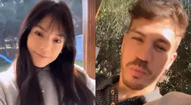 Jazmín Pinedo y Pedro Araujo están juntos en Santiago de Chile.