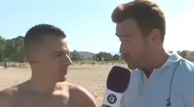 La respuesta del reportero fue viral en las redes sociales. La respuesta del reportero fue viral en las redes sociales.