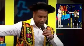 Giselo se luce bailando huayno y Adolfo Aguilar reacciona: "Qué lindo bailas"