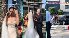 El incidente de la novia peruana fue viral en TikTok. El incidente de la novia peruana fue viral en TikTok.