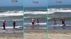 La pareja de ancianos fue viral en TikTok. La pareja de ancianos fue viral en TikTok.