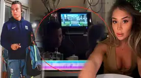 Las cámaras de Magaly TV captan a Cristian Benavente con Alexandra Méndez. Las cámaras de Magaly TV captan a Cristian Benavente con Alexandra Méndez.