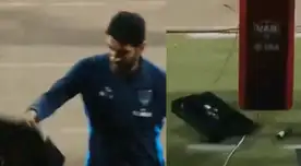 ‘Loco’ Abreu rompe su silencio tras romper pantalla del VAR en Trujillo: “Fue un partido bastante extraño”.