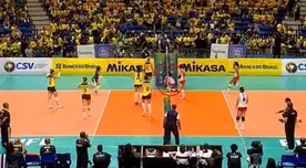 Perú no pudo con Brasil y perdió 3-0: así fue el último punto que la selección de vóley recibió en el Sudamericano