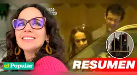 Érika Villalobos y amigo de colegio son ampayados en apasionados besos.