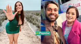 Un fan de India recontra feliz por conocer a Lesly Águila.