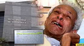 El adulto mayor vive un viacrucis, pese a que le ganó el juicio a la Municipalidad de Ventanilla.