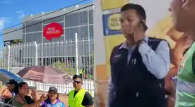 Exoficial prestaba servicio de seguridad en el centro comercial cuando fue detenido.