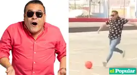 Juan Carlos Orderique golpea al equipo de grabación de Estás En Todas al intentar patear penal: "Soy muy malo"