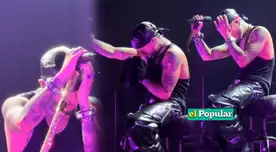 ¡Aún le duele! Rauw Alejandro llora nuevamente en concierto al cantar tema que hizo para Rosalía