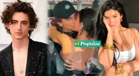 Con este apasionado beso se confirmaría la relación entre Kylie Jenner y Timothée Chalamet.