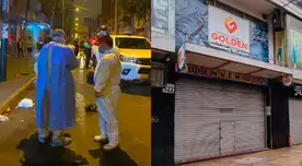 Agentes policiales identificaron a 80 personas que estaban dentro de la galería. Agentes policiales identificaron a 80 personas que estaban dentro de la galería.