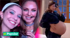 Doris Fundichely, hija de Karina Rivera, muestra su avanzado estado de gestación.