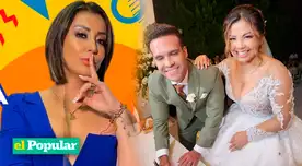 Karla Tarazona desaprueba vestido de novia de Estrella Torres. Karla Tarazona desaprueba vestido de novia de Estrella Torres.