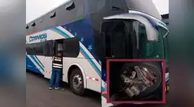 Cigarrillos ‘bambas’ ocultos en ómnibus interprovincial Cigarrillos ‘bambas’ ocultos en ómnibus interprovincial