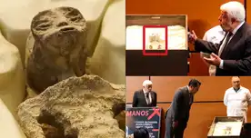 Cuerpos no humanos encontrados en Perú fueron mostrados.