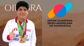 Joven peruano destaca en concursos de matemáticas en el extranajero.