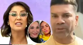 Karla Tarazona molesta con Tomate Barraza. Karla Tarazona molesta con Tomate Barraza.