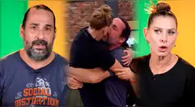 ‘Loco’ Wagner y Leslie Stewart celebran su reencuentro en ‘El Gran Chef Famosos’ con un beso.