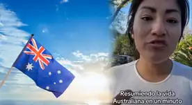 Peruana reveló la cifra que gana trabajando en Australia.