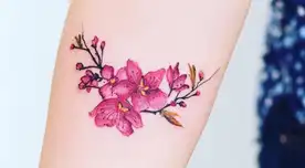 Conoce el significado del tatuaje de flor de cerezo o Sakura.