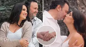 Patricia Portocarrero 'da el sí' a Fabrizio Lava en una romántica boda