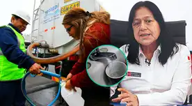 Ministra del Ambiente hace un llamado a la población para que ahorre agua.