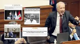 Hernando Guerra García: así informó la prensa extranjera el deceso del congresista de Fuerza Popular