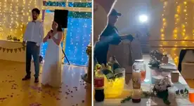 Una pareja de casados generó criticas por servir McDonald's en su boda.