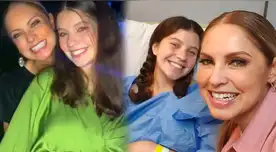 Karina Rivera feliz con el nacimiento de su nieta.