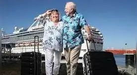 Pareja de adultos mayores pasan 500 días en crucero porque es más barato que el alquiler