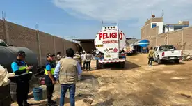 El combustible fue incautado en un almacén clandestino por la PNP. El combustible fue incautado en un almacén clandestino por la PNP.