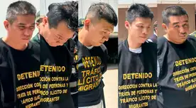 Sujetos están detenidos en la Dirincri del Cercado de Lima.