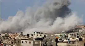 Israel bombardeo cerca de un hospital en Gaza y causó al menos 500 muertos.