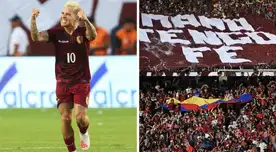 La selección venezolana tiene 7 puntos en la tabla de posiciones de las Eliminatorias Sudamericanas 2026.