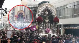 Señor de los Milagros en su segundo recorrido este 2023. Señor de los Milagros en su segundo recorrido este 2023.