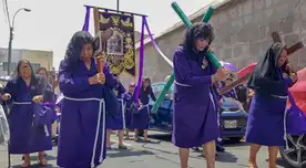 La imagen recorrió las principales calles de la ciudad de Arequipa. La imagen recorrió las principales calles de la ciudad de Arequipa.