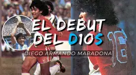 El día en que Maradona debutó en Argentinos Juniors con solo 15 años comenzaba a escribir su historia