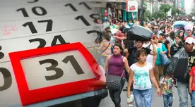 Descubre si este 31 de octubre será día no laborable en el Perú.